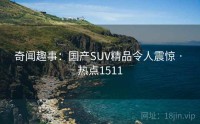 奇闻趣事：国产SUV精品令人震惊 · 热点1511